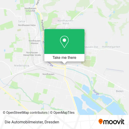 Карта Die Automobilmeister