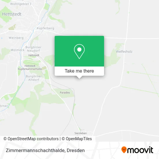 Карта Zimmermannschachthalde