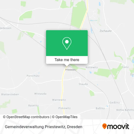 Карта Gemeindeverwaltung Priestewitz