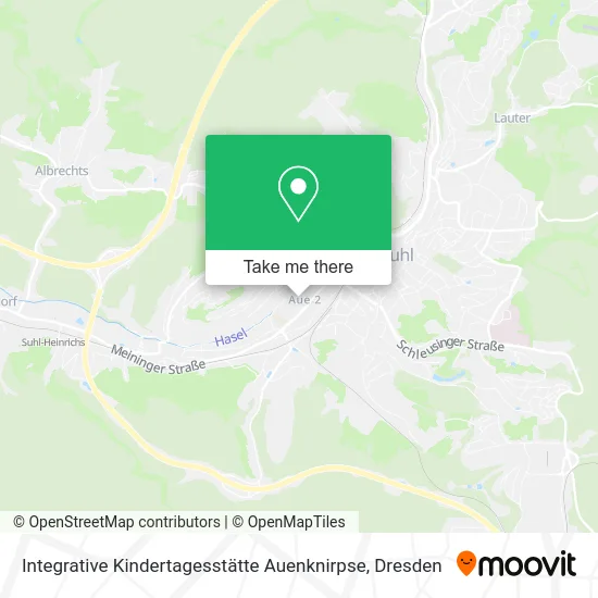 Карта Integrative Kindertagesstätte Auenknirpse