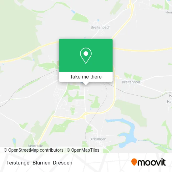 Карта Teistunger Blumen