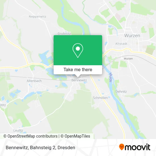 Карта Bennewitz, Bahnsteig 2
