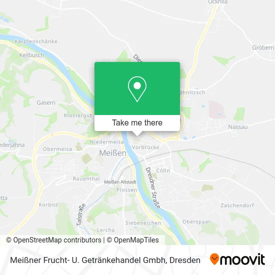 Карта Meißner Frucht- U. Getränkehandel Gmbh