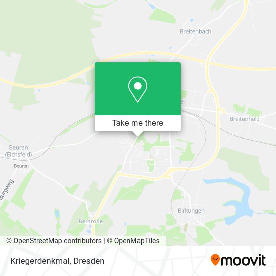 Карта Kriegerdenkmal