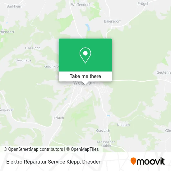 Карта Elektro Reparatur Service Klepp