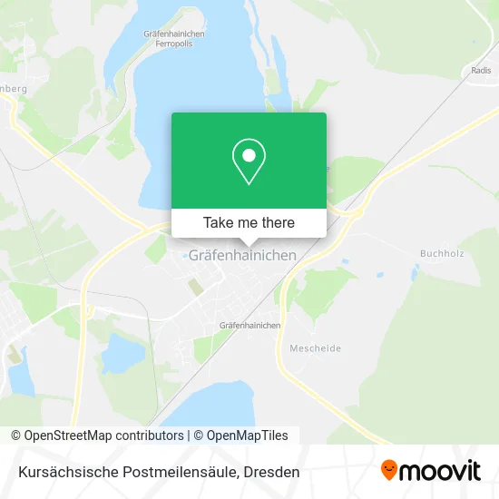 Карта Kursächsische Postmeilensäule