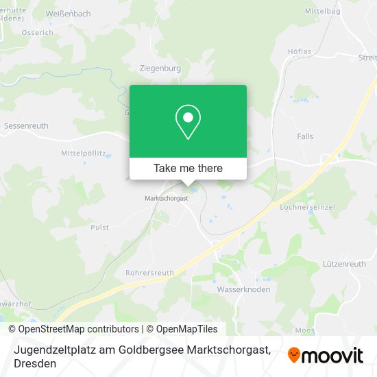 Карта Jugendzeltplatz am Goldbergsee Marktschorgast