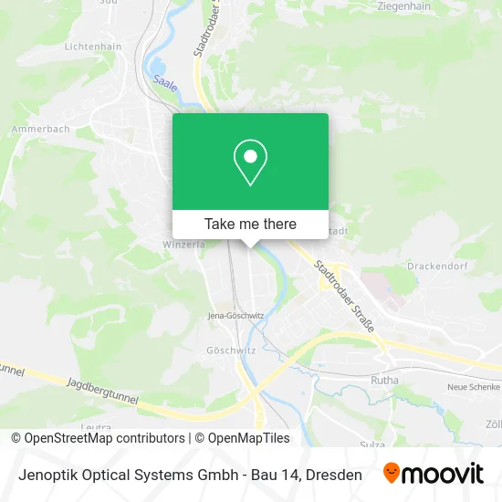 Карта Jenoptik Optical Systems Gmbh - Bau 14