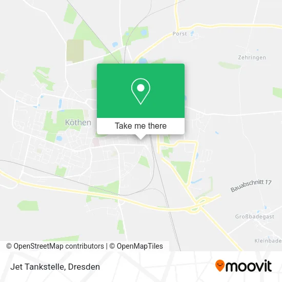 Карта Jet Tankstelle