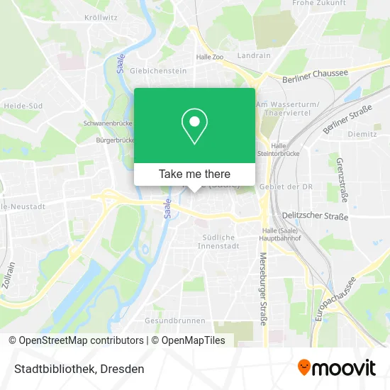 Карта Stadtbibliothek