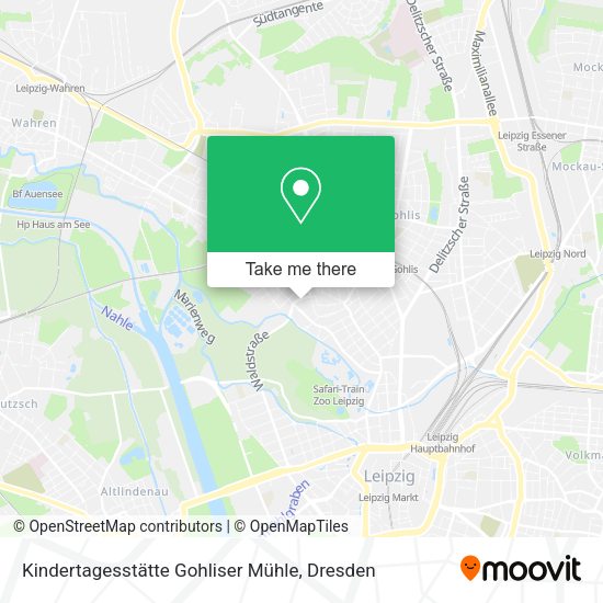 Карта Kindertagesstätte Gohliser Mühle