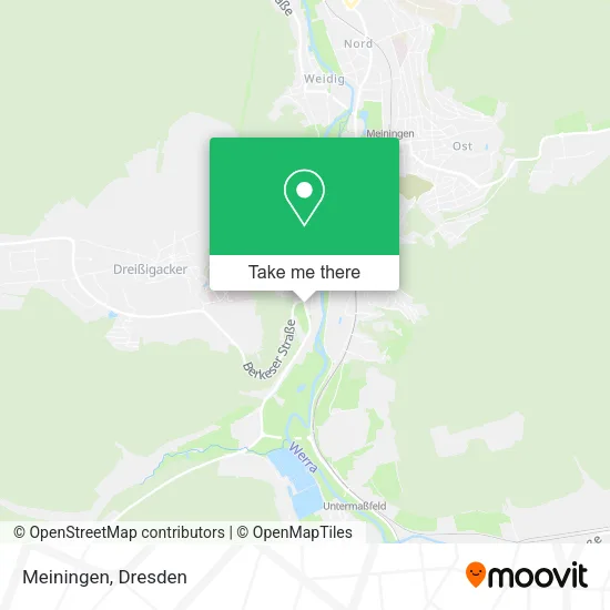 Карта Meiningen