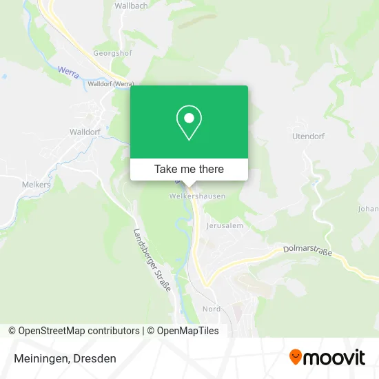 Карта Meiningen