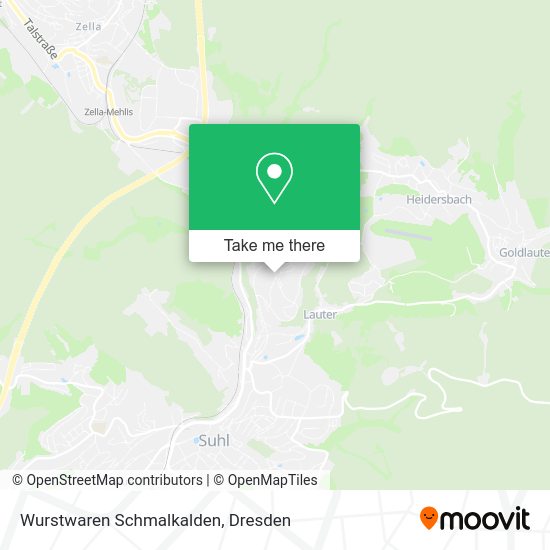 Карта Wurstwaren Schmalkalden