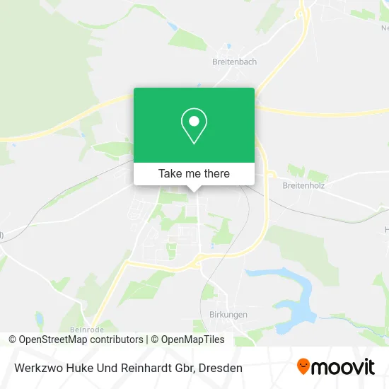 Карта Werkzwo Huke Und Reinhardt Gbr