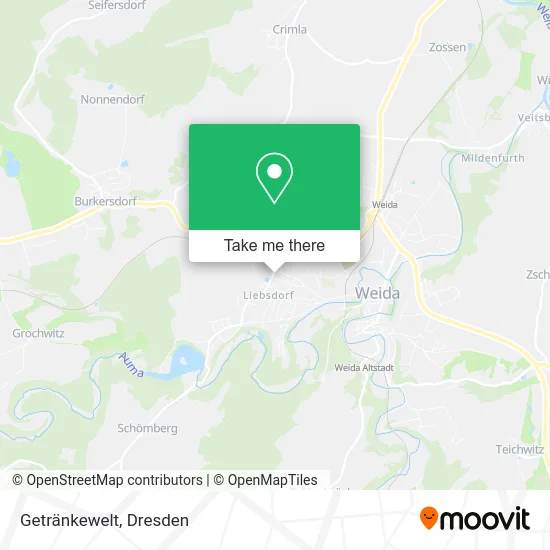 Карта Getränkewelt