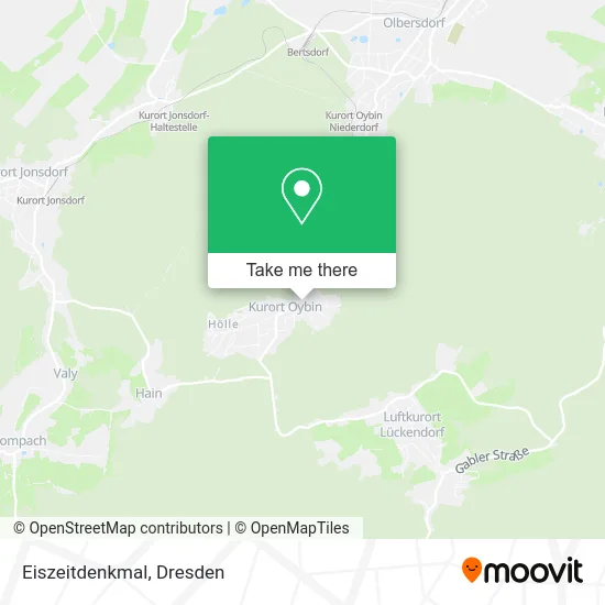 Карта Eiszeitdenkmal