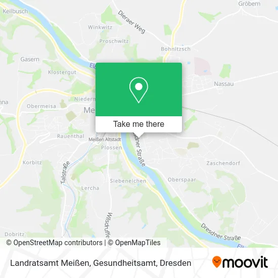 Landratsamt Meißen, Gesundheitsamt map