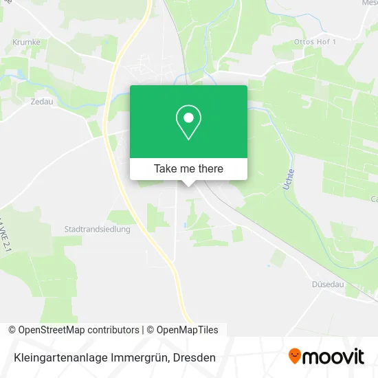 Карта Kleingartenanlage Immergrün