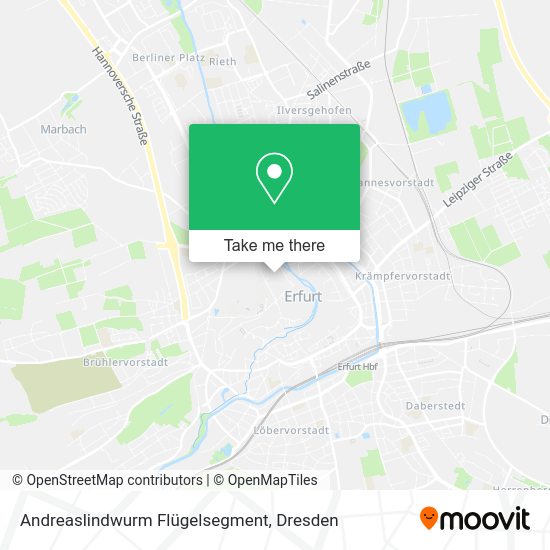 Карта Andreaslindwurm Flügelsegment