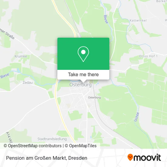 Карта Pension am Großen Markt