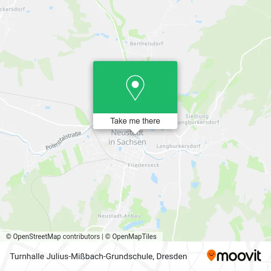 Карта Turnhalle Julius-Mißbach-Grundschule