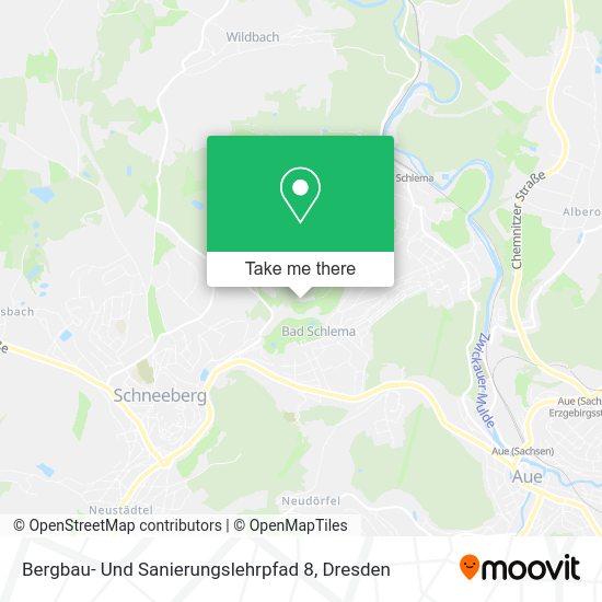 Карта Bergbau- Und Sanierungslehrpfad 8