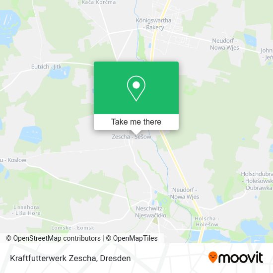 Карта Kraftfutterwerk Zescha