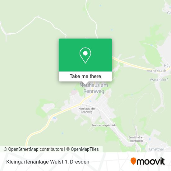 Карта Kleingartenanlage Wulst 1