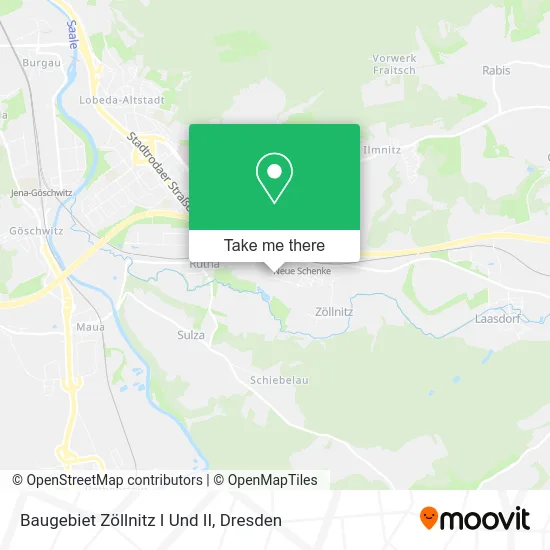Карта Baugebiet Zöllnitz I Und II