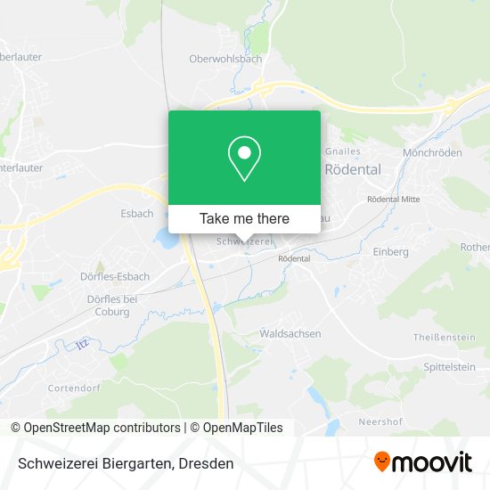 Карта Schweizerei Biergarten