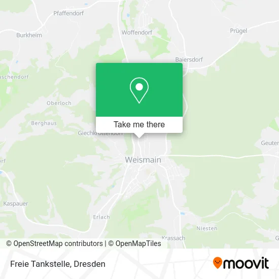 Карта Freie Tankstelle