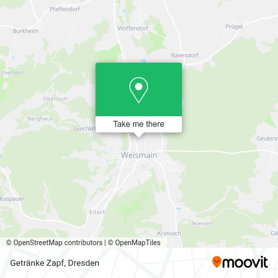Карта Getränke Zapf