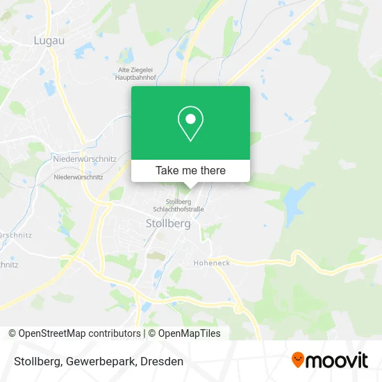 Карта Stollberg, Gewerbepark