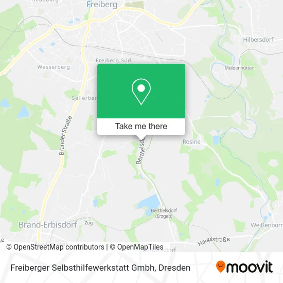 Карта Freiberger Selbsthilfewerkstatt Gmbh