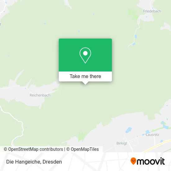 Карта Die Hangeiche