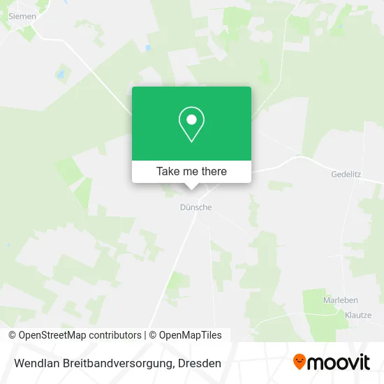 Карта Wendlan Breitbandversorgung