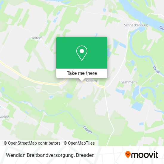 Карта Wendlan Breitbandversorgung