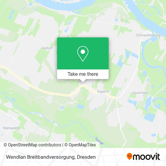 Карта Wendlan Breitbandversorgung