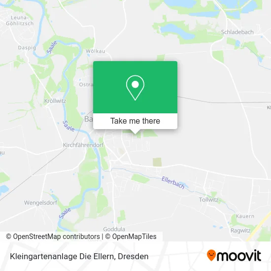 Карта Kleingartenanlage Die Ellern