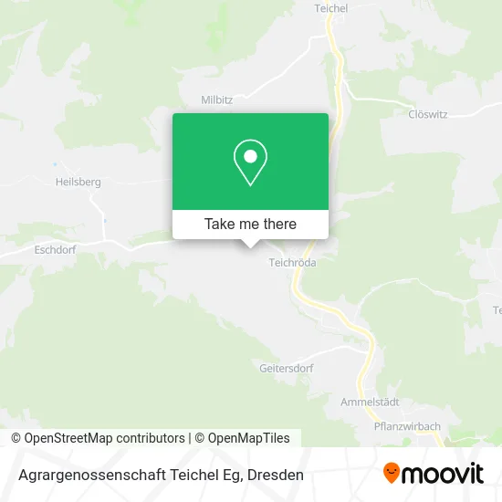 Карта Agrargenossenschaft Teichel Eg