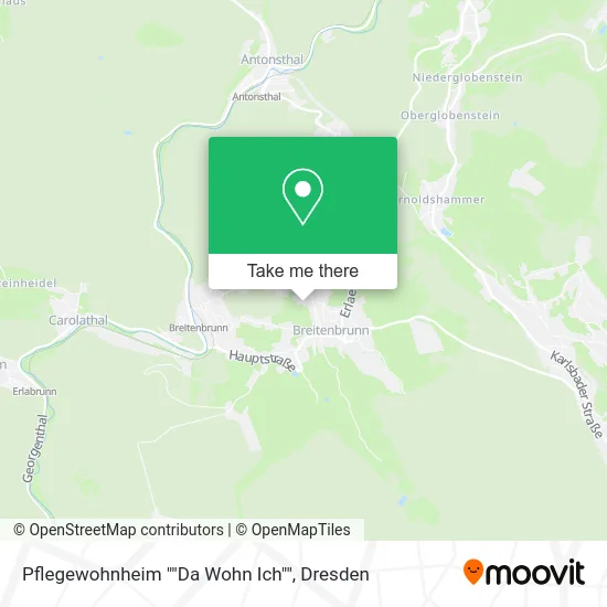 Карта Pflegewohnheim ""Da Wohn Ich""