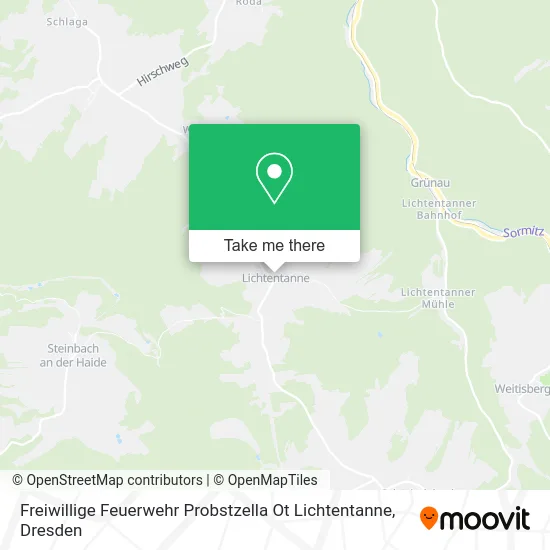 Карта Freiwillige Feuerwehr Probstzella Ot Lichtentanne