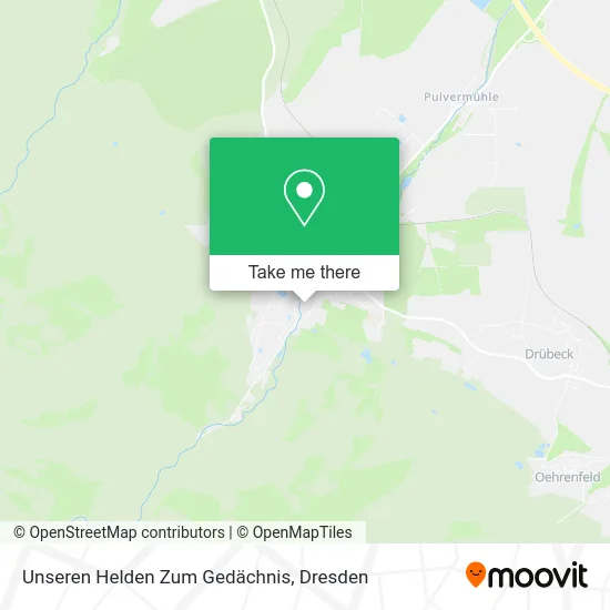 Карта Unseren Helden Zum Gedächnis