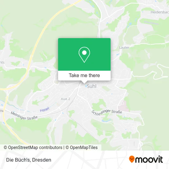 Карта Die Büch's