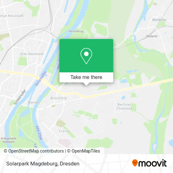 Карта Solarpark Magdeburg