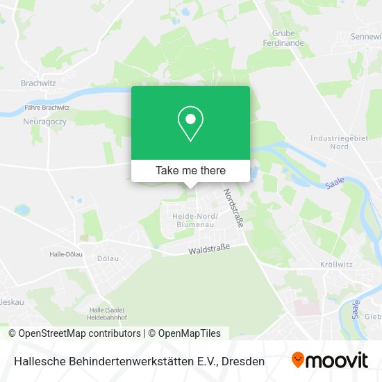 Карта Hallesche Behindertenwerkstätten E.V.