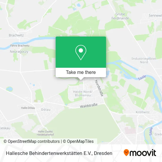 Карта Hallesche Behindertenwerkstätten E.V.