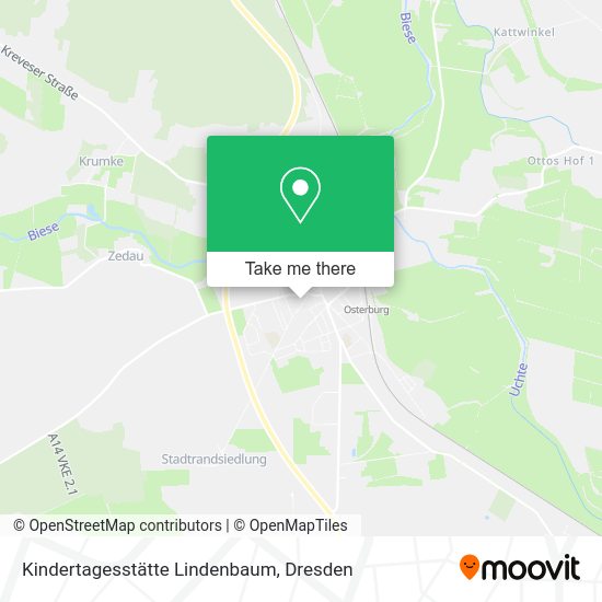 Карта Kindertagesstätte Lindenbaum