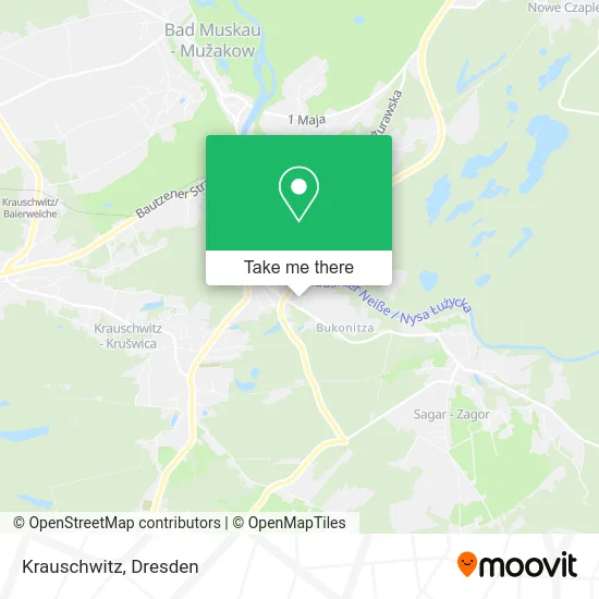 Карта Krauschwitz